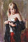 Andrew Atroshenko Famous Paintings - First Love